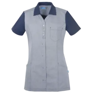 Verpleegschort Fenna - Marine Blauw van maat 34 tot 58