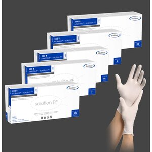 MaiMed Maimed Solution PF, Poedervrije Onderzoekshandschoenen, Wit - 200st