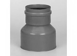 Pvc overgangsstuk pvc / gres