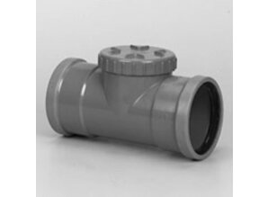 Pvc ontstoppingsstuk 2x manchet