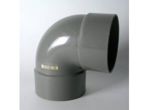 Pvc bocht 90graden mof / mof