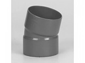 Pvc bocht 22graden mof / mof