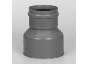 Pvc overgangsstuk pvc / gres