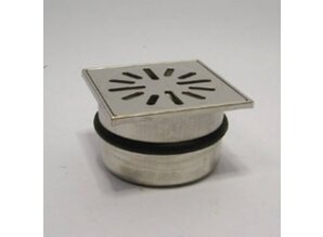 Aquaberg Rvs vloerput geheel rvs