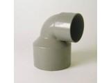 Pvc verloop bocht mof / mof 75x50mm
