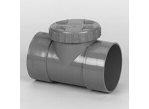 Pvc ontstoppingsstuk schroefdeksel mof / mof