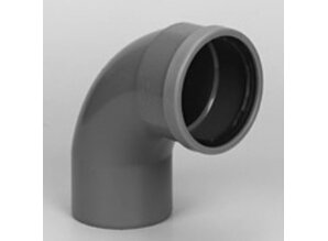 Pvc Bocht 90graden manchet / spie