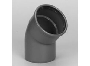 Pvc bocht 45graden manchet / spie