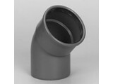Pvc bocht 45graden manchet / spie 110mm