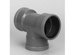 Pvc T-stuk 88graden 3x manchet