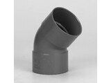 Pvc bocht 45graden mof / mof 40mm