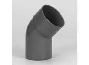Pvc bocht 45graden mof / spie