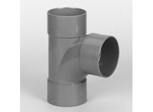 Pvc stroom t-stuk 88graden mof / mof