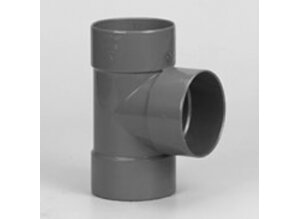 Pvc T-stuk 88graden mof / mof