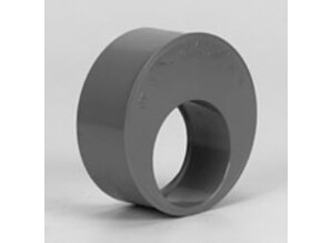 Pvc verloopring excentrisch mof / spie