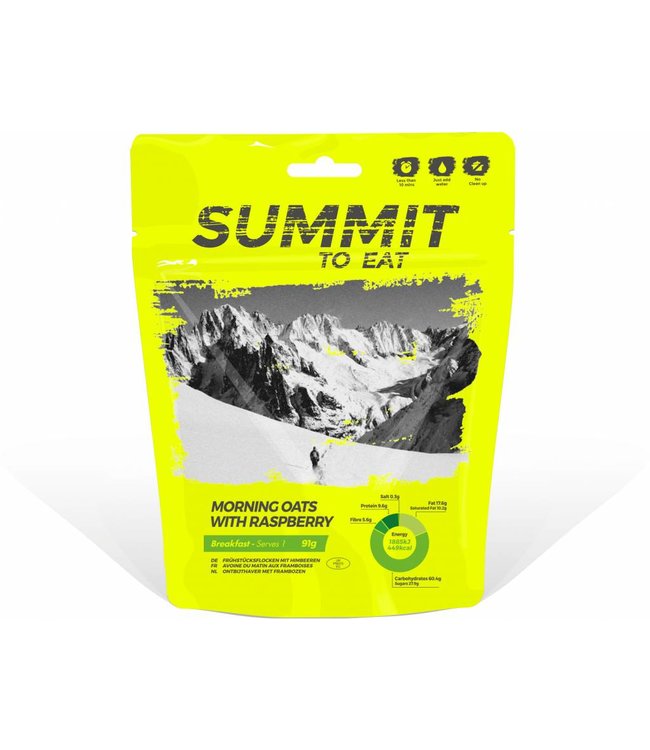 Summit to Eat Morning Oats with Raspberry