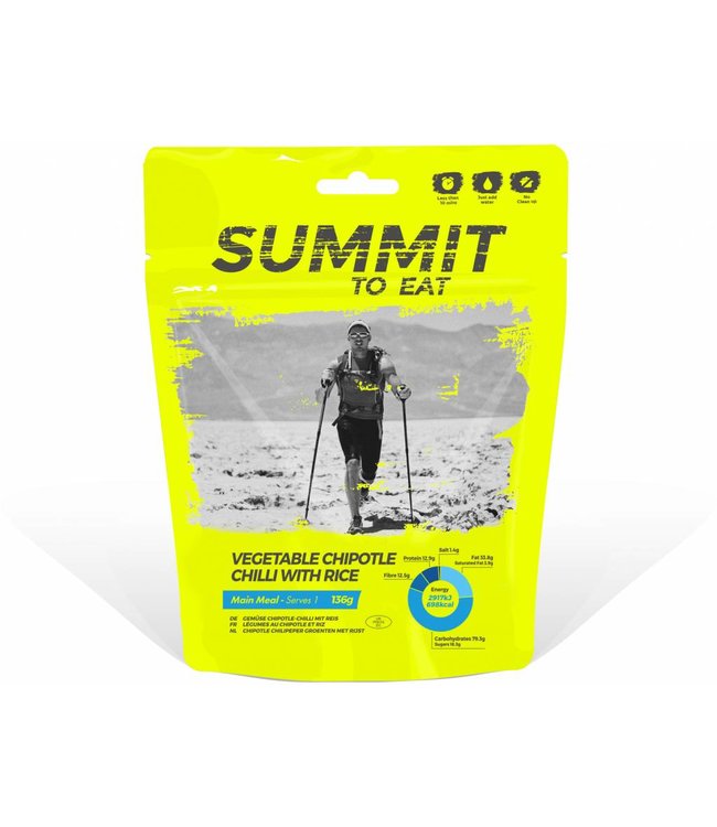 Summit to Eat Vegetable Chipotle Chilli with Rice