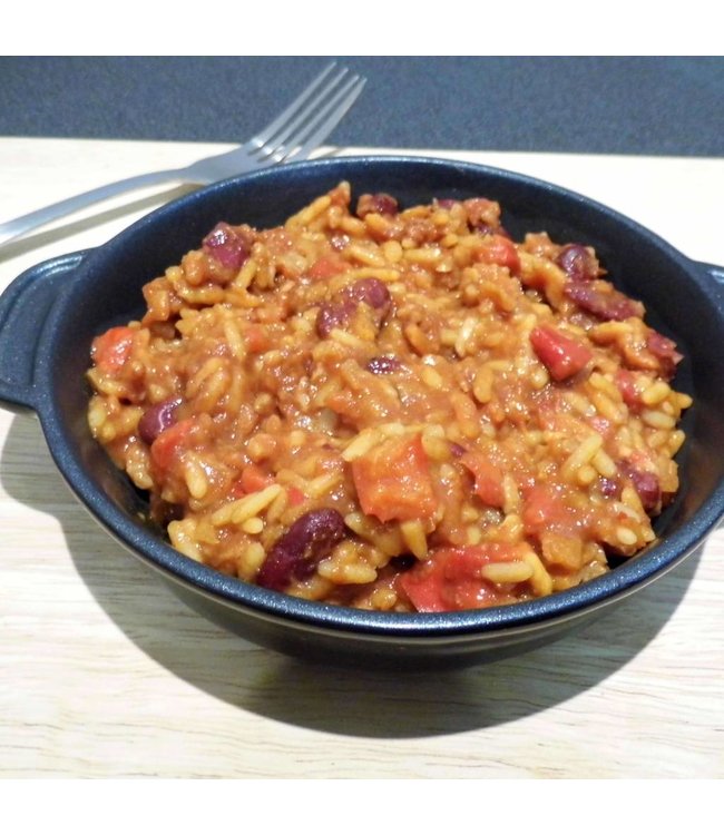 Summit to Eat Vegetable Chipotle Chilli with Rice