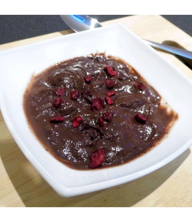 Summit to Eat Chocolate Mousse with Granola & Cherry