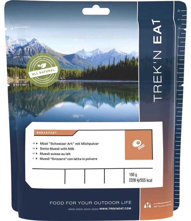 Trek 'n Eat Swiss Muesli With Milk