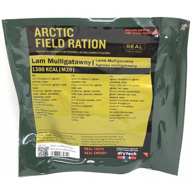 Real Field Meal Arctic Field Ration Lamb Mulligatawny