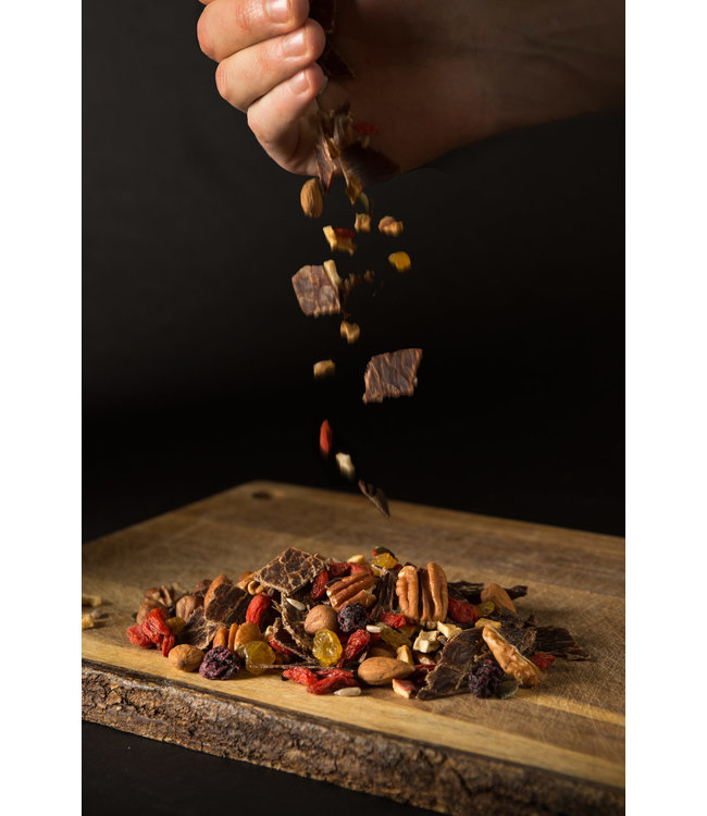 Adventure Menu Trailmix - Goji | beef JERKY | Pecan nuts 50g
