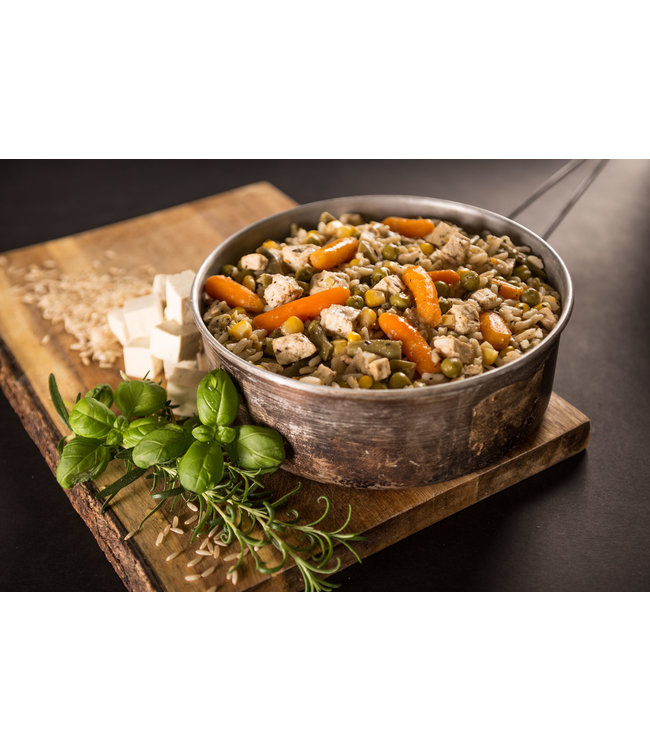 Adventure Menu Vegetable risotto  with Tofu