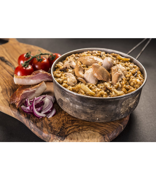 Adventure Menu Chicken in wild sauce and rice