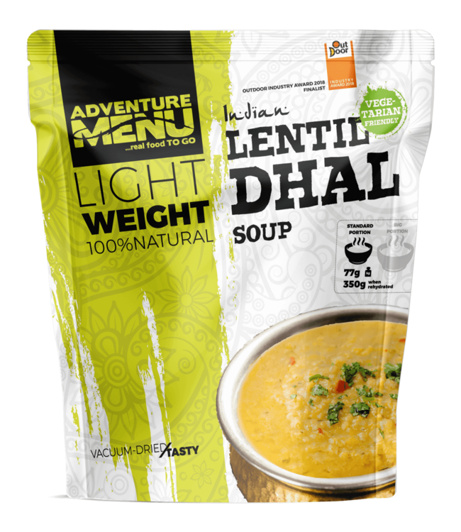 Adventure Menu Lentil Dhal (soup)