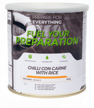 Fuel Your Preparation Chilli Con Carne avec du riz