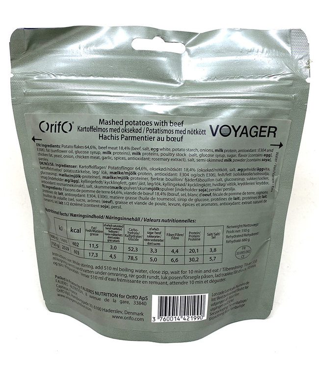 Orifo Mashed Potatoes with Beef