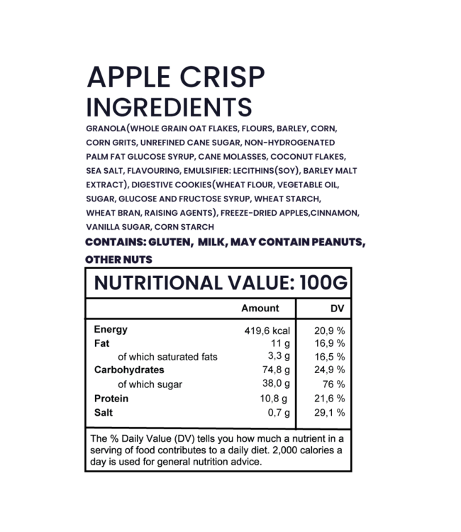 Onestepmeal Apple Crisp