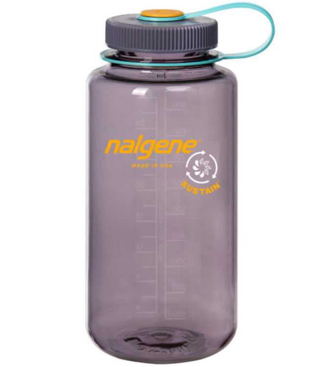 Nalgene 32oz Wide Mouth Sustain Aubergine