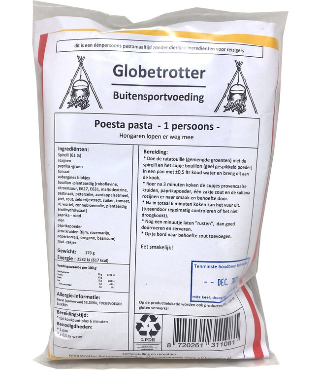 Globetrotter Poesta Pasta