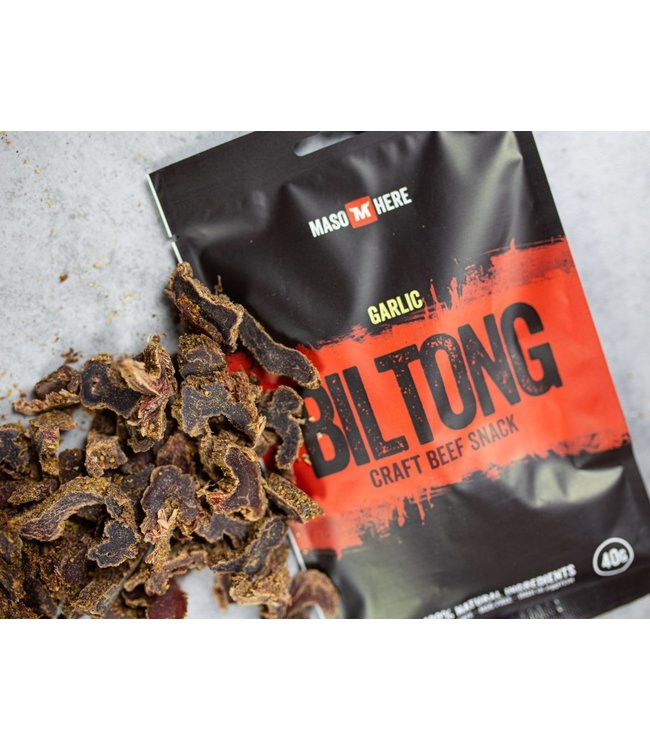 Maso Here Garlic Biltong