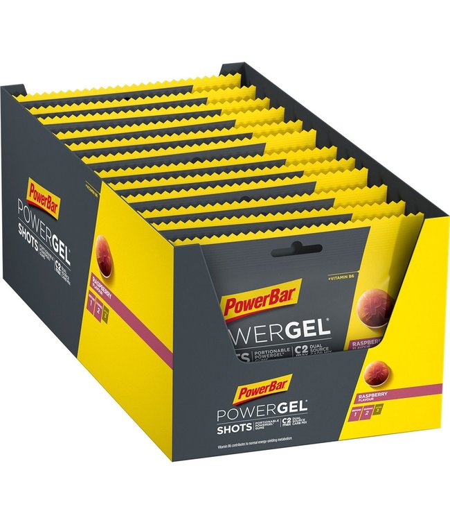 Powerbar PowerGel Shots Raspberry 9 Shots