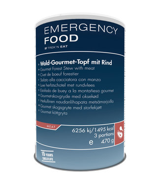 Emergency Food Gourmet Forest Stew with Meat