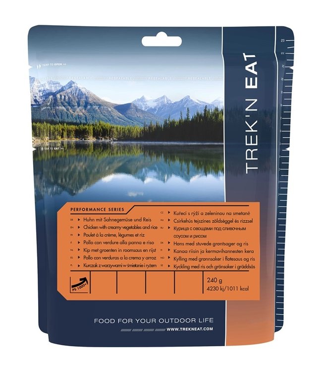 Trek 'n Eat Chicken with creamy vegetables and rice PS1000+