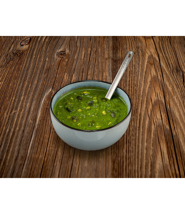 Lyo Food Cream of Broccoli & Spinach Soup with Mozarella and Pumpkin Seeds