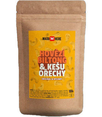 Maso Here Biltong &amp; Cashew Herbs 100g