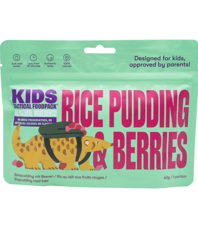 Tactical Foodpack KIDS Rice Pudding and Berries