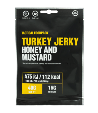 Tactical Foodpack Turkey Jerky Honey and Mustard