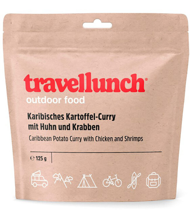 Travellunch Caribbean Potato Curry with Chicken and Shrimps