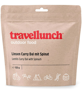 Travellunch Lentils Curry Dal with Spinach