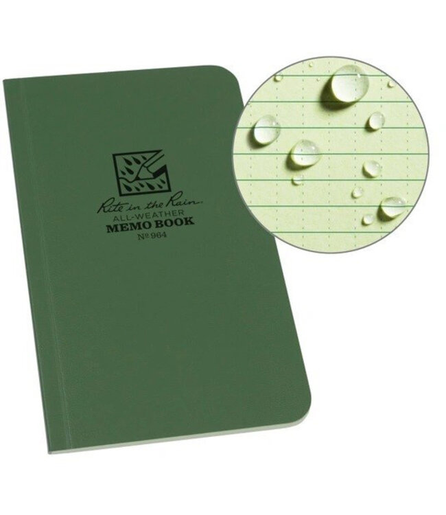 Rite in the Rain Soft cover notebook 10x15 cm groen
