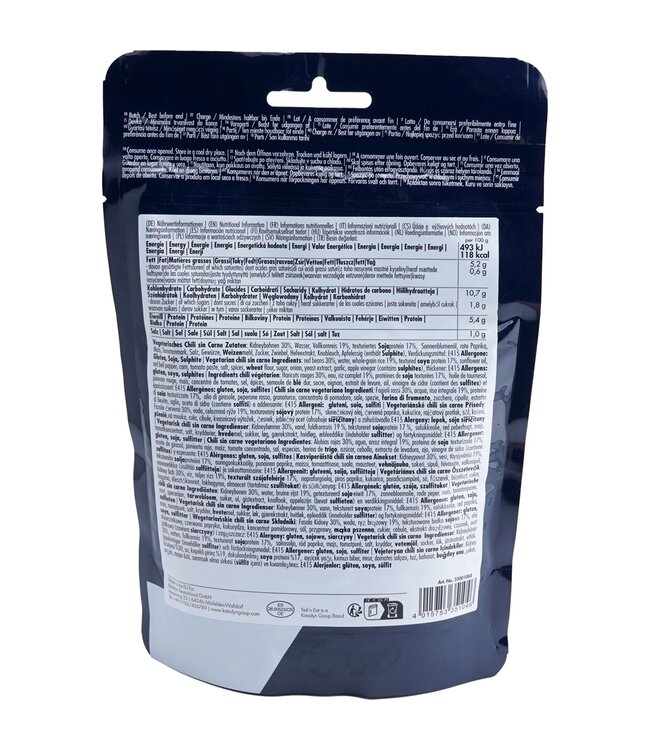 Trek 'n Eat Vegetarian Chili sin carne-RTE