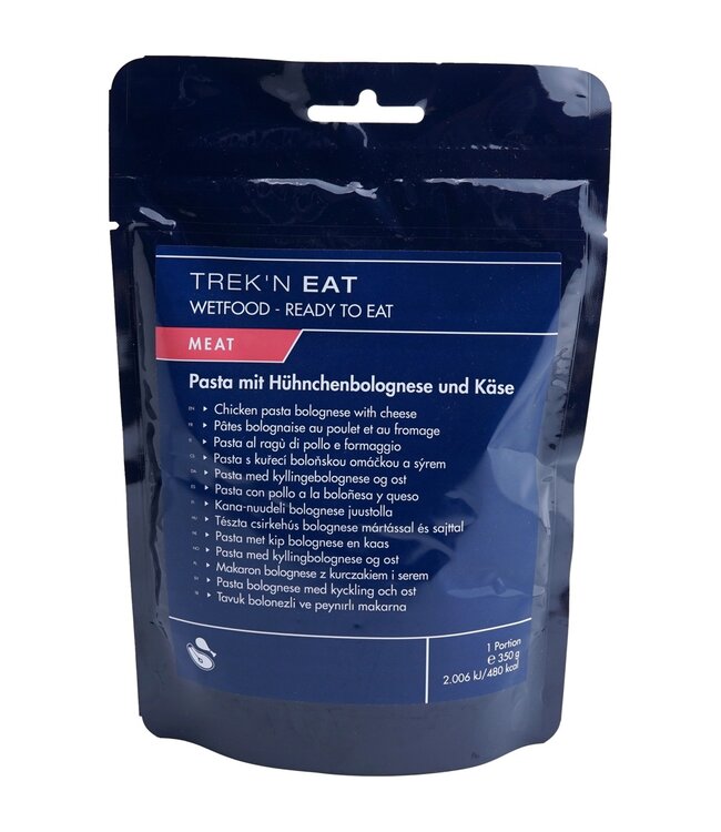 Trek 'n Eat Chicken Pasta bolognese with cheese-RTE