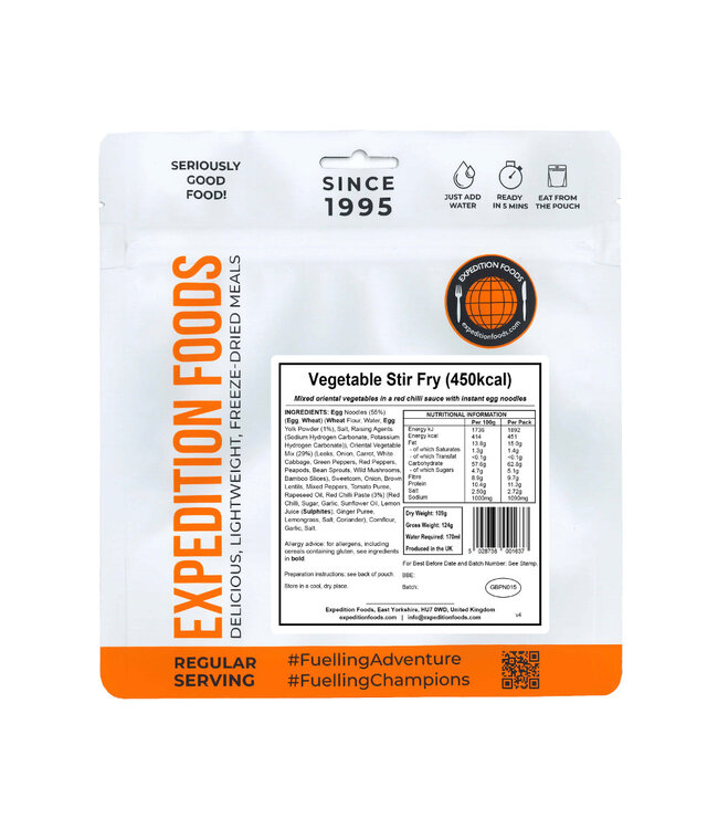 Expedition Foods Vegetable Stir Fry