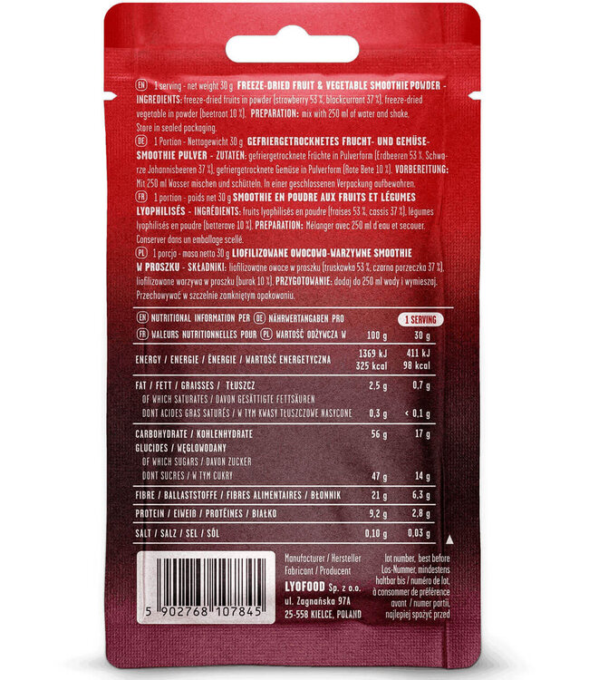 Lyo Food Ruby Smoothie