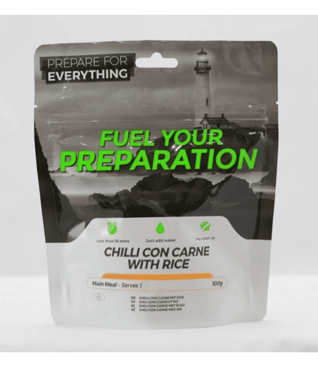 Fuel Your Preparation Chilli Con Carne with Rice